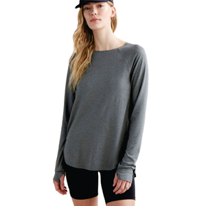 Camiseta Casual de Manga Larga Personalizada para Mujer, Cuello Redondo, Calidad Premium, 100% Algodón, Transpirable, Ecológica, de Secado Rápido, con Logotipo Personalizado - Product Image 1