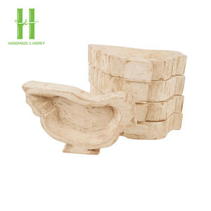 BEST SELLER Bol en bois artisanal en forme de cœur vintage en forme de poulet pour la décoration de la maison  En provenance du Vietnam - Product Image 3