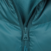 Veste d'hiver matelassée coupe-vent en polyester/coton à motif géométrique, col montant, logo, chaude