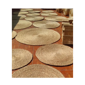 Water Hyacinth Handmade <b>Placemat</b> Round Shape Vietnam Eco-Friendly High-Quality Bulk Wholesale Cheap Decoration Water Hyacinth - Product Image 6