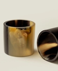 Rond de serviette en corne fait main de luxe de qualité supérieure pour l'utilisation de dîner de fête de mariage de Table à faible coût - Product Image 5