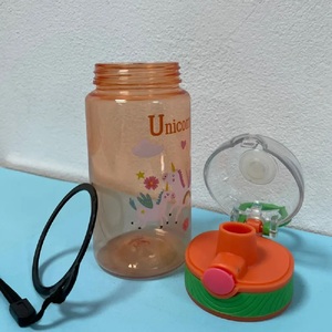 ODM/OEM portátil Tritan ecológico motivacional deportes gimnasio tazas de agua botellas de agua de plástico para fiestas precio al por mayor - Product Image 5