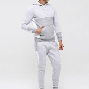 Conjunto Deportivo de Invierno para Hombre, Talla Grande, con Capucha, de Forro Polar Sólido, Transpirable y Ligero, 100% Algodón - Product Image 3