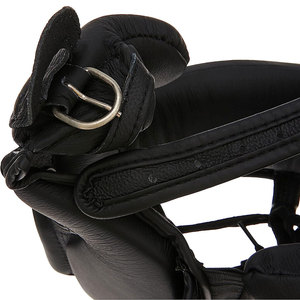 Alta calidad Color personalizado STORM FIT Custom Boxing Headguards Cuero Transpirable Unisex para artes marciales - Product Image 3