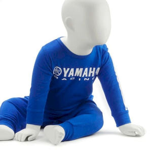 Pijama de una pieza para niños Yamaha Paddock Blue original, mono para bebé - Product Image 1