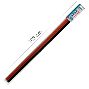 Guarnizione per Porta in PVC Sapelli con Spazzola, 1 Metro - Product Image 2