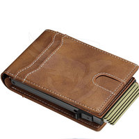 Venta caliente PU Cartera de cuero Último diseño Mejor material Cartera de cuero para la venta en línea