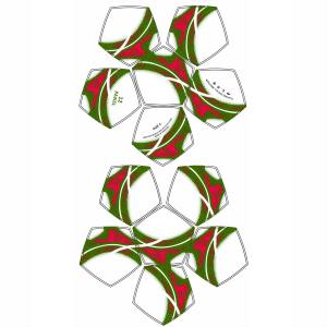 Ballon en cuir PU thermocollé taille 5, texture haute adhérence, longue rétention d'air, performance sur toutes les surfaces pour enfants, adolescents et adultes - Product Image 1