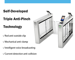 ACS tự động thông minh Swing turnstile cổng cho phòng tập thể dục & công viên Kinh Doanh-tất cả-trong-một thẻ/Mặt/mã QR Hệ thống kiểm soát truy cập - Product Image 3