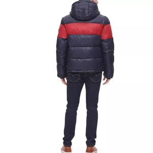 2022 meilleure conception hommes respirant de haute qualité personnalisé Logo impression doudoune avec col montant pour l'hiver - Product Image 2