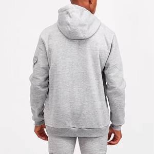 Custom Over-Sized Men's Hoodies Street Style Winter Sweatshirt Pullover with Embossed Print Breathable Blank Plain Bulk Hoodies - Product Image 3