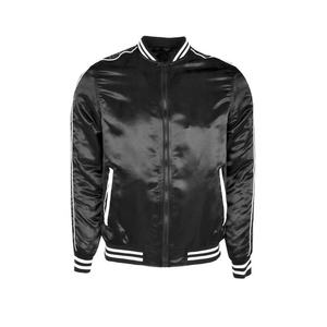 NOUVEAU 2025 Vente en gros Veste universitaire en satin de meilleure qualité sur mesure Veste universitaire en satin de mode pour hommes - Product Image 1