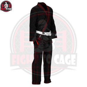 Kimono de Jiu-Jitsu Brésilien de Qualité Supérieure, Extensible, Respirant, Léger, pour Entraînement, Sparring et Compétition, Unisexe, en Polyester et Coton - Product Image 2