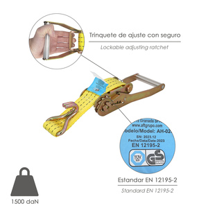 Cinghia di Fissaggio con Ratchet 50 mm. x 9 metri (1 unità) - Product Image 3