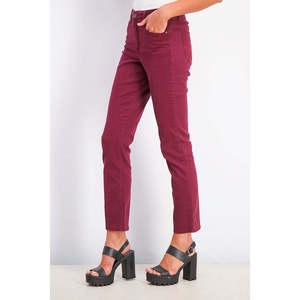 Jean droit rouge taille 14 pour femme Style & Co, en denim respirant et amincissant avec bouton décoratif simple - Product Image 2