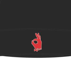 Chapeau beanie noir Kappa Alpha Psi YO Hand Sign 1911, tricot de qualité supérieure, chapeau d'hiver pour fraternité grecque - Product Image 4