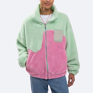 Vestes polaires d'hiver pour hommes de style High Street les plus populaires, entièrement personnalisables avec un design propre pour adultes, col montant - Product Image 3