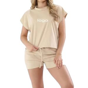 Ensemble double 2 pièces de haute qualité pour femmes Nouveau design Durable Confortable 100% Coton Ensemble double pour femmes Prix bon marché - Product Image 5