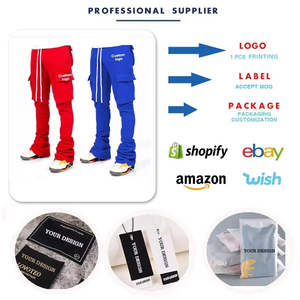 Pantalones de algodón de talla grande con logotipo personalizado, pantalones de chándal para hombre, Jogger, gimnasio, sudor, entrenamiento, Fitness, ropa suave, Joggers deportivos para hombre - Product Image 6