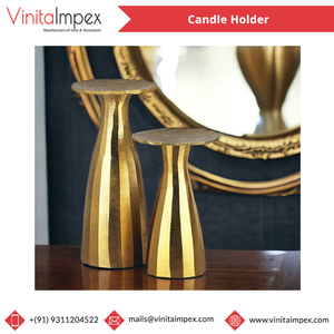 Handmade High Quality Metal Home Table Decor <b>Gold</b> Iron & Aluminium Candle Holders <b>Lanterns</b> & Jars Customizable - Product Image 2