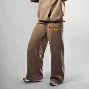 Best Selling Women's Casual XL Winter <b>Trousers</b> <b>High</b> Quality OEM Service Quick Dry Breathable <b>Elastic</b> Mid <b>Waist</b> Customizable Logo - Product Image 4