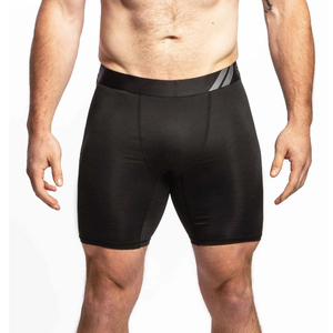 Pantalon d'entraînement de compression en maille pour hommes, shorts de gymnastique avec poche pour la vie quotidienne, shorts pour hommes, vente en gros - Product Image 5