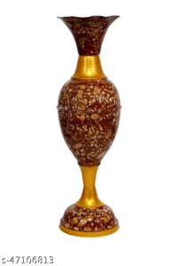 Vase en métal de décoration de vaisselle d'hôtel au design exclusif pour les vases de décoration de fête de mariage de Noël chez Modern - Product Image 3