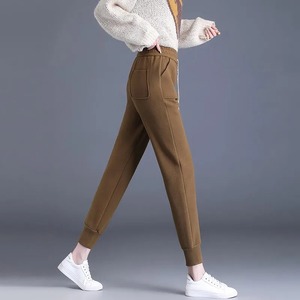 Jambe droite gris pantalons de survêtement femmes pantalon tenue automne taille haute pantalon ample Baggy blanc cravate teinture survêtement pantalons de survêtement - Product Image 4
