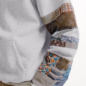 เสื้อสเวตเตอร์มีฮู้ดของผู้ชายผ้าคอตตอนผสมผ้าโพลีผสมผ้า100% มีฮู้ดหนาพิมพ์แขนเสื้อแบบปรับแต่งได้ - Product Image 6