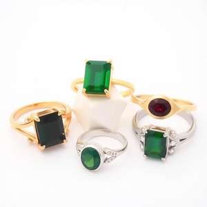 925 Sterling Silver Ring Rhodium and 18K Gold Plated With Diamond for Weddings <b>Anniversaries</b> or Parties - Product Image 3