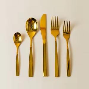 Cubiertos Plateados para Bodas, Restaurantes y Hoteles, Cubiertos de Diseño con Mango Redondo y Moderno - Product Image 2