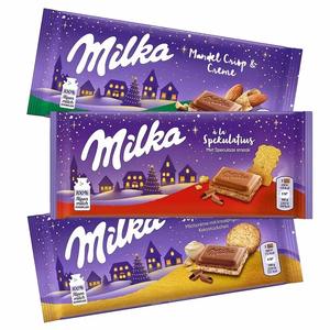 Hot selling 100g - 300g Original <b>Milka</b> <b>Chocolate</b> for Sale <b>Milka</b> <b>Chocolate</b> 100g - All Flavors. Arabic Text. Best Prices - Product Image 1