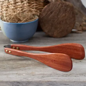 Pinzas multifunción de madera para comida de 2 piezas, pinzas para tostadas de cocina y patatas fritas para restaurante, accesorios para Bar, en el mejor de los casos - Product Image 4