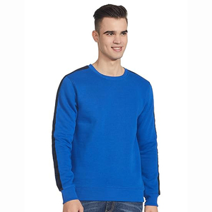 Sweat-shirt à capuche pour homme en coton 100% de qualité supérieure, taille personnalisée en gros, col rond côtelé, sweat-shirt à capuche court pour homme - Product Image 1