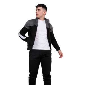 Survêtement de sport pour homme en gros, prix bas, nouveau design, coupe ajustée, survêtements pour homme durables, survêtements à fermeture éclair personnalisés pour homme - Product Image 6