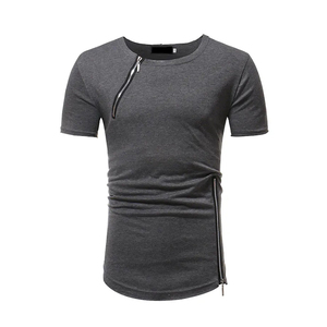 Camiseta de Manga Corta para Hombre, Estilo 2026, Lona Sólida, Material Suave, Secado Rápido, Transpirable, Alta Calidad - Product Image 1