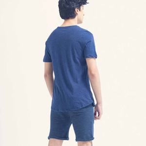 Américain Unisexe-Adulte Tri-Blend Crewneck Short Sleeve Track T-Shirt Custom Logo Own Design Solid Short Sleeve Custom Logo - Product Image 4