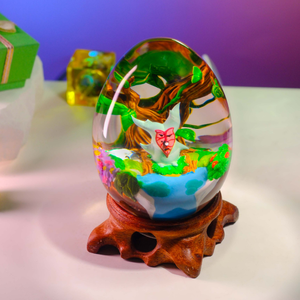 Lampe en résine personnalisée, lampe en résine Snolax, veilleuse personnalisée, lampe Pokémon en époxy, lampe Art Déco, cadeau personnalisé, cadeau fait main - Product Image 1