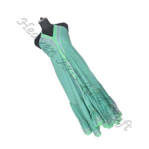 Nouvellement arrivée Vintage soie Maxi robe Style longue Maxi robe Boho été mode Style européen longue Maxi robe soie dos nu - Product Image 5