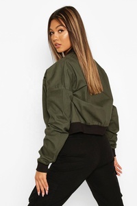 Chaqueta bomber de piel de oveja personalizada para mujer, de secado rápido, transpirable, a prueba de viento, estilo acolchado, accesorio de moda sostenible - Product Image 3
