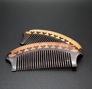 Wholesale Customized ECO Biodegradable Natural <b>Wooden</b> Comb Bamboo Wide Tooth Common Comb for Home Use - Product Image 2