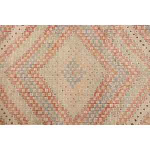 Alfombra Turca Vintage de 6.4x10 pies, Alfombra de Lana con Estampado Animal Marrón - Product Image 3