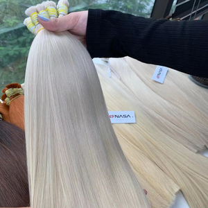 ผมต่อจากเวียดนามแบบดิบ100กรัมผมจริงแบบคู่ยาว65ซม. - Product Image 1