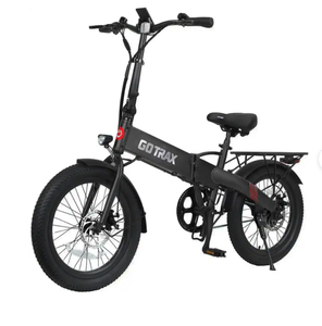 GoTraxZ4 LIT/Vélo électrique pliable/ Autonomie maximale de 25 mi et vitesse maximale de 20 mph/Noir - Product Image 1