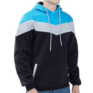 Sweatshirts d'hiver unisexes de haute qualité 2025 sweats à capuche personnalisés brodés avec logo et impression bouffante polyester/coton teints unis pour hommes - Product Image 1