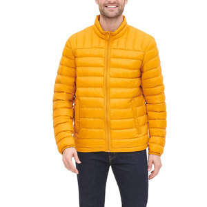 Veste matelassée pour homme en gros d'usine, logo personnalisé, veste en duvet pour homme, veste à capuche matelassée - Product Image 2