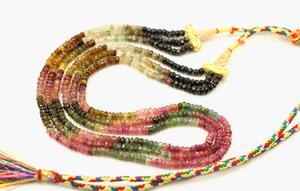 Accesorio de collar de cuentas de turmalina étnica elegante y elegante para fiesta - Product Image 5