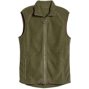 100% Polyester Polaire Doublé Gilet Surdimensionné Sans Manches Soft Shell Veste Chaude Fermeture Éclair Vers Le Bas Gilet Survêtement avec Poches et Logo - Product Image 4