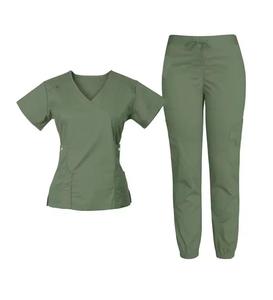 Medical <b>Scrubs</b> Uniforms Women <b>Scrub</b> Nurse Uniform <b>Top</b> for Hospital OEM Service <b>scrub</b> nurse - Product Image 5