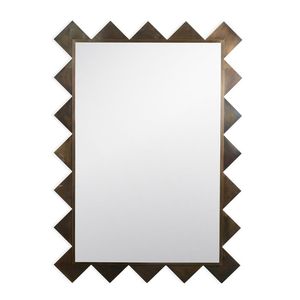 Miroir en bois d'acacia et résine Cadre décoratif Miroir mural Salon Chambre à coucher Hall Décoration intérieure élégante Miroir en bois de haute qualité - Product Image 2